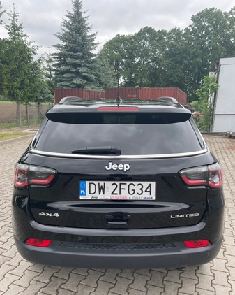 Jeep Compass cena 91800 przebieg: 34356, rok produkcji 2019 z Pleszew małe 137